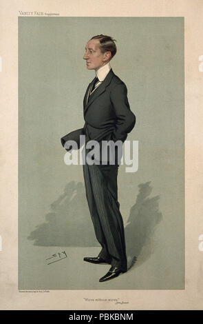 735, Guglielmo Marchese Marconi. Farblithographie von Sir L. Krieg Wellcome V 0003849 Stockfoto