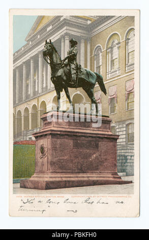 767 Hooker Statue, Boston, Masse (Nypl b 12647398-66497) Stockfoto