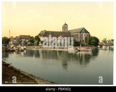 885 Landeplatz, Sand Kirche, Breslau, Schlesien, Deutschland (d. h., Breslau, Polen) - lccn 2002720685 Stockfoto