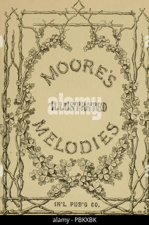 925 Literatur, Kunst und Gesang - das Moore'sche Melodien und amerikanische Gedichte; (1872) (14772110394) Stockfoto