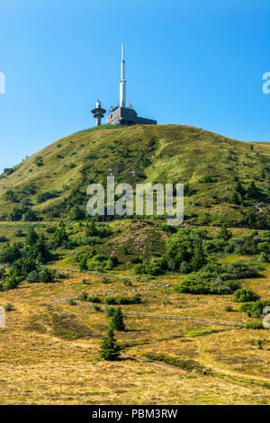 Puy de Dome (63) Vulkan Puy de Dome, regionaler Naturpark der Vulkane der Auvergne, UNESCO-Weltkulturerbe, Departement Puy de Dome, Auvergne, Frankreich Stockfoto