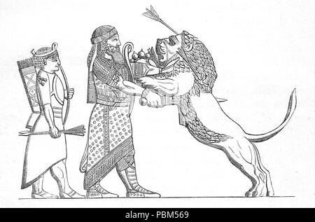 792 Illustrerad Verldshistoria band ich Krank 047 Stockfoto