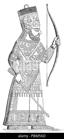 792 Illustrerad Verldshistoria band ich Krank 051 Stockfoto