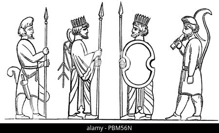 792 Illustrerad Verldshistoria band ich Krank 061 Stockfoto