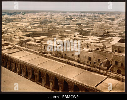 852 Kairouan - Große Moschee (1899) Stockfoto