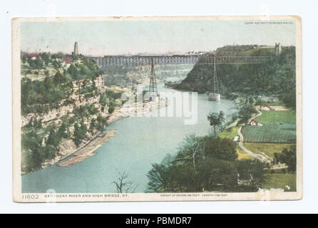 857 Kentucky River und Hohe Brücke, Hohe Brücke, Ky (Nypl b 12647398-69581) Stockfoto