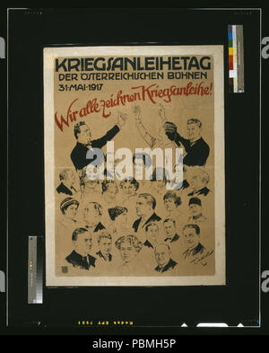 868 Kriegsanleihetag der österreichischen Bühnen LCCN 2004666192 Stockfoto