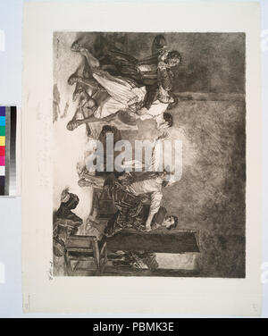 879 La rixe, d'après Meissonier (Nypl b 14693583-1153453) Stockfoto