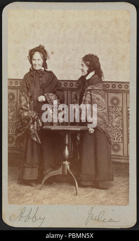 Abby Hadassah Smith (1797-1878) und Julia Evelina Smith (1792-1886). Stockfoto