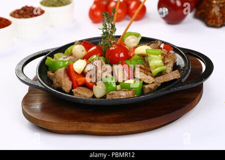 Fleisch Saute Stockfoto