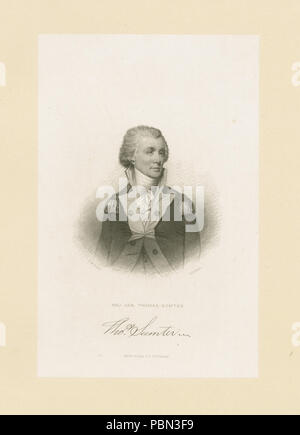 986 Generalmajor Thomas Sumter (Nypl b 13512824-420889) Stockfoto