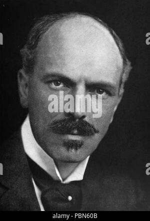 . Englisch: Maurice Hewlett. Spätestens 1905 1006 Maurice Hewlett Portrait Stockfoto