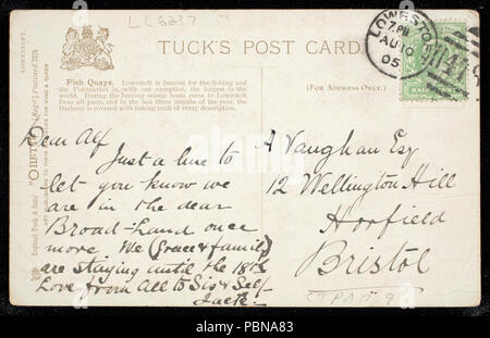 943 Lowestoft Fisch Quays (NBY) 442540 Stockfoto