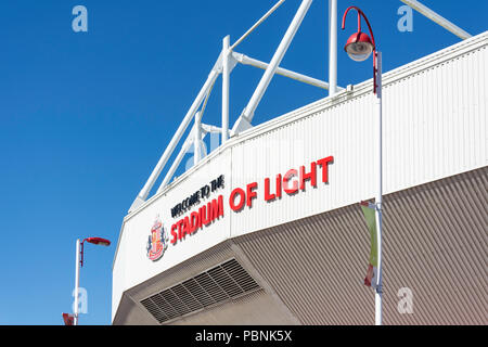 Das Stadion des Lichts, Vaux Brewery Way, Schafhürden, Stadt Sunderland, Tyne und Wear, England, Vereinigtes Königreich Stockfoto