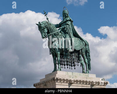 Ungarn, Budapest, Fischerhochburg, König Stephan I. Stockfoto