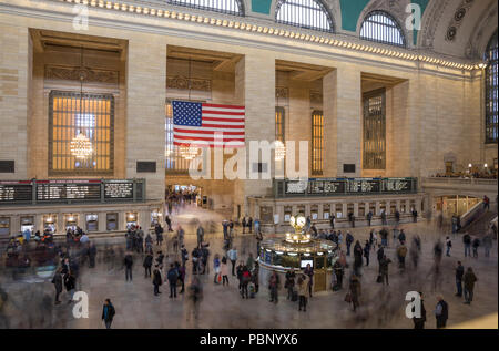 Innenraum des Grand Central Terminal, Midtown, New York City, USA Stockfoto