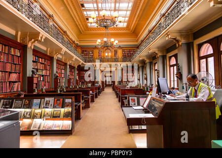 LONDON, ENGLAND - Juli 23, 2016: National Art Library, Victoria and Albert Museum, London. Es wurde im Jahre 1852 gegründet. Stockfoto