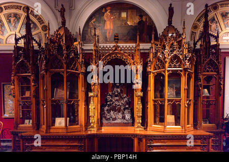 LONDON, ENGLAND - Juli 23, 2016: Victoria & Albert Museum, London. Es wurde im Jahre 1852 gegründet. Stockfoto