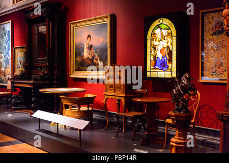 LONDON, ENGLAND - Juli 23, 2016: Victoria & Albert Museum, London. Es wurde im Jahre 1852 gegründet. Stockfoto