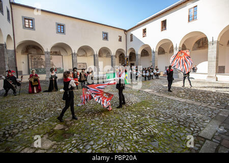 E Sbandieratori Musici di Velletri Stockfoto