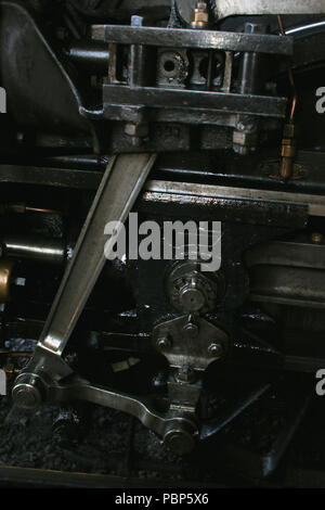 Detail der BR-Standard 4 MT-Nr. 76079 auf der North Yorkshire Moors Railway Station in Pickering Stockfoto