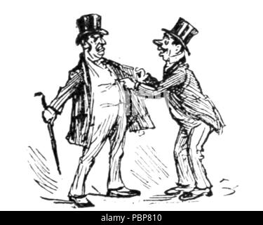 1065 Herrn Punch Buch von Sport (Abbildung Seite 183 E) Stockfoto