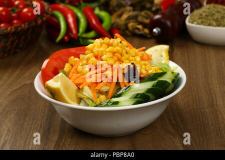 Frische vegetarische Salat Stockfoto