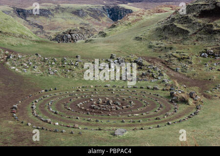 Fairy Glen Isle of Skye, Schottland Stockfoto