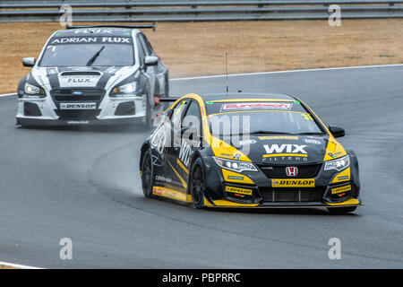 British Touring Car Championship 2018 Runde 6, Rennen 1 - Snetterton, Vereinigtes Königreich 29. Juli 2018 (C) Guy Schirmer Stockfoto