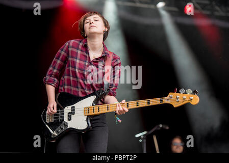 Penrith, Großbritannien. 29. Juli 2018. Das Leben in Kendal durchführen Aufruf 29/07/2018 Lowther Deer Park, Penrith, Cumbrial © Gary Mather/Alamy leben Nachrichten Stockfoto