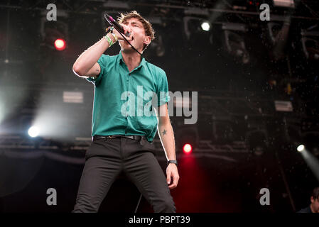 Penrith, Großbritannien. 29. Juli 2018. Das Leben in Kendal durchführen Aufruf 29/07/2018 Lowther Deer Park, Penrith, Cumbrial © Gary Mather/Alamy leben Nachrichten Stockfoto