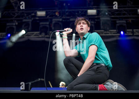 Penrith, Großbritannien. 29. Juli 2018. Das Leben in Kendal durchführen Aufruf 29/07/2018 Lowther Deer Park, Penrith, Cumbrial © Gary Mather/Alamy leben Nachrichten Stockfoto