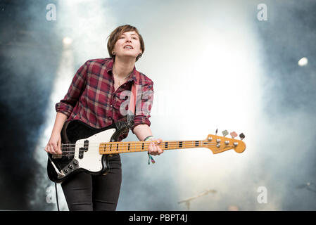 Penrith, Großbritannien. 29. Juli 2018. Das Leben in Kendal durchführen Aufruf 29/07/2018 Lowther Deer Park, Penrith, Cumbrial © Gary Mather/Alamy leben Nachrichten Stockfoto