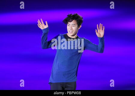 Osaka, Japan. 28. Juli 2018. Nathan Chen Eiskunstlauf: DIE ICE 2018 in Osaka an maruzen Intec Arena Osaka in Osaka, Japan. Credit: Naoki Nishimura/LBA SPORT/Alamy leben Nachrichten Stockfoto