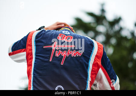 Norwich, Norfolk, Großbritannien. 29. Juli, 2018. BTCC Rennfahrer TOm Ingram und Speedworks Motorsport während der Dunlop MSA British Touring Car Championship in Snetterton Indy Circuit. Foto: Gergo Toth/Alamy leben Nachrichten Stockfoto