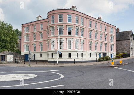 Brücke Terrasse, ein Wohn-Apartment Block in Totnes, Devon, Großbritannien Stockfoto