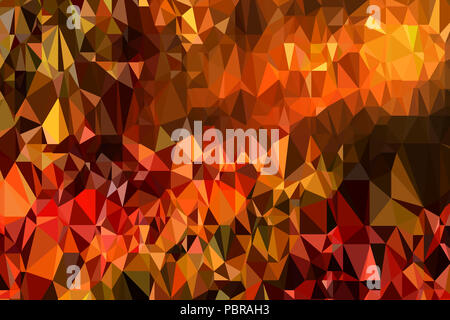 Hochauflösende Abbildung auf bunten Dreiecken basiert Stockfoto