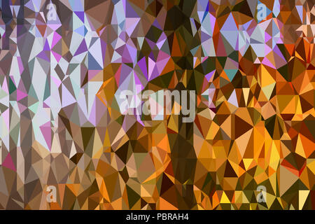 Hochauflösende Abbildung auf bunten Dreiecken basiert Stockfoto