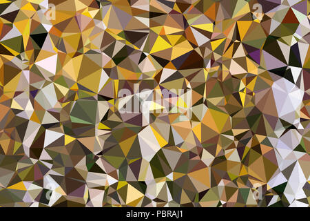 Hochauflösende Abbildung auf bunten Dreiecken basiert Stockfoto