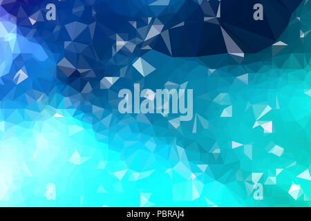 Hochauflösende Abbildung auf bunten Dreiecken basiert Stockfoto