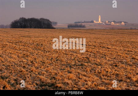 AJAXNETPHOTO. VILLERS BRETONNEUX, Frankreich. - AUSTRALIAN WAR MEMORIAL ZU DEN TOTEN DES ERSTEN WELTKRIEGS. Foto: Jonathan Eastland/AJAX REF: D1 x0601 3166 Stockfoto