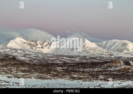 Der Berg der ein Teallach im Wester Ross, Northwest Highlands von Schottland. Eine Teallach hat zwei Munros, desto höher Bidean ein 'Ghlas Thuill. Stockfoto