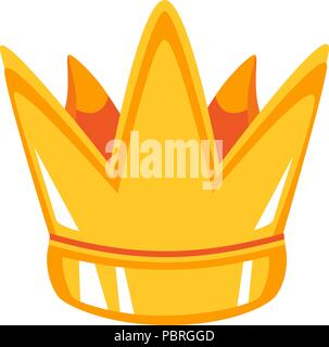 Cartoon vektor Gold Crown Stock Vektor