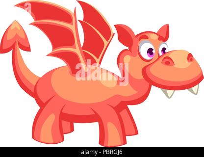 Cartoon vector dragon Charakter Stock Vektor