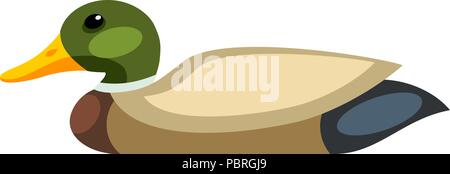 Cartoon Vektor ente Charakter Stock Vektor