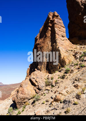 Mount Teide ist der dritthöchste vulkanischen Struktur und umfangreichsten der Welt nach dem Mauna Loa und Mauna Kea auf Hawaii. Stockfoto