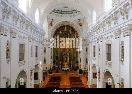 Innenansicht der Kirche San Ildefonso, Toledo, Kastilien-La Mancha, Spanien Stockfoto