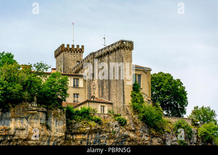 Wallfahrtsort Rocamadour, Departement Lot, Royal, Frankreich, Europa Stockfoto