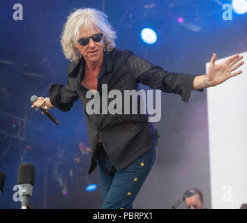 Boomtown Rats, auch bei Rewind Schottland, Scone Palace, Perth, Perthshire am Sonntag, den 22. Juli 2018: Foto Martin Knochen (Schottland) Stockfoto