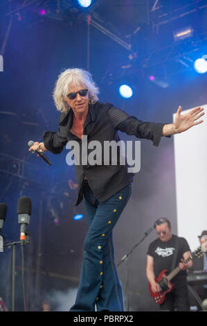 Sir Bob Geldof, der Durchführung von Zurückspulen Schottland, Scone Palace, Perth, Perthshire am Sonntag, den 22. Juli 2018: Foto Martin Knochen (Schottland) Stockfoto